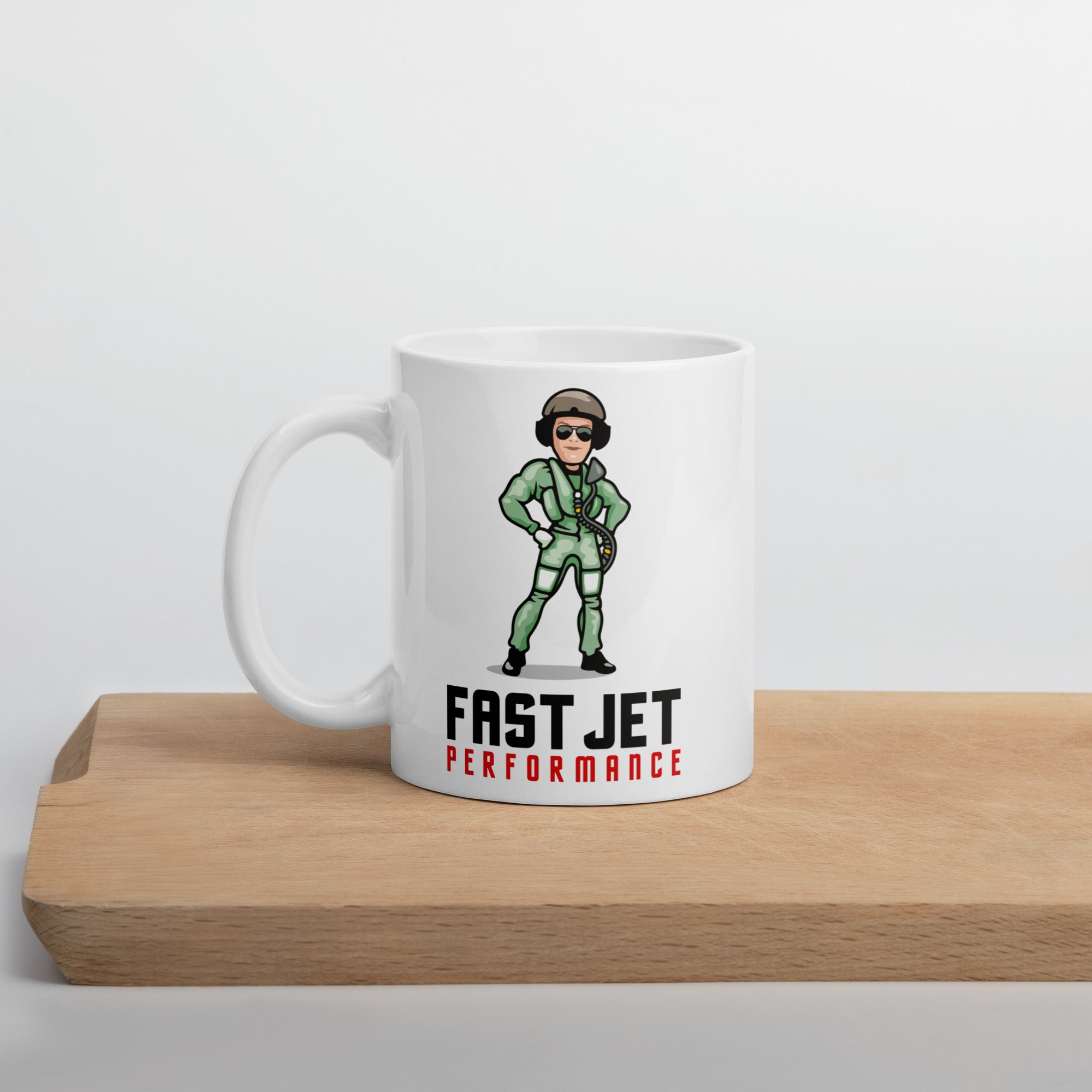Fast Jet Performance Classic - White glossy mug